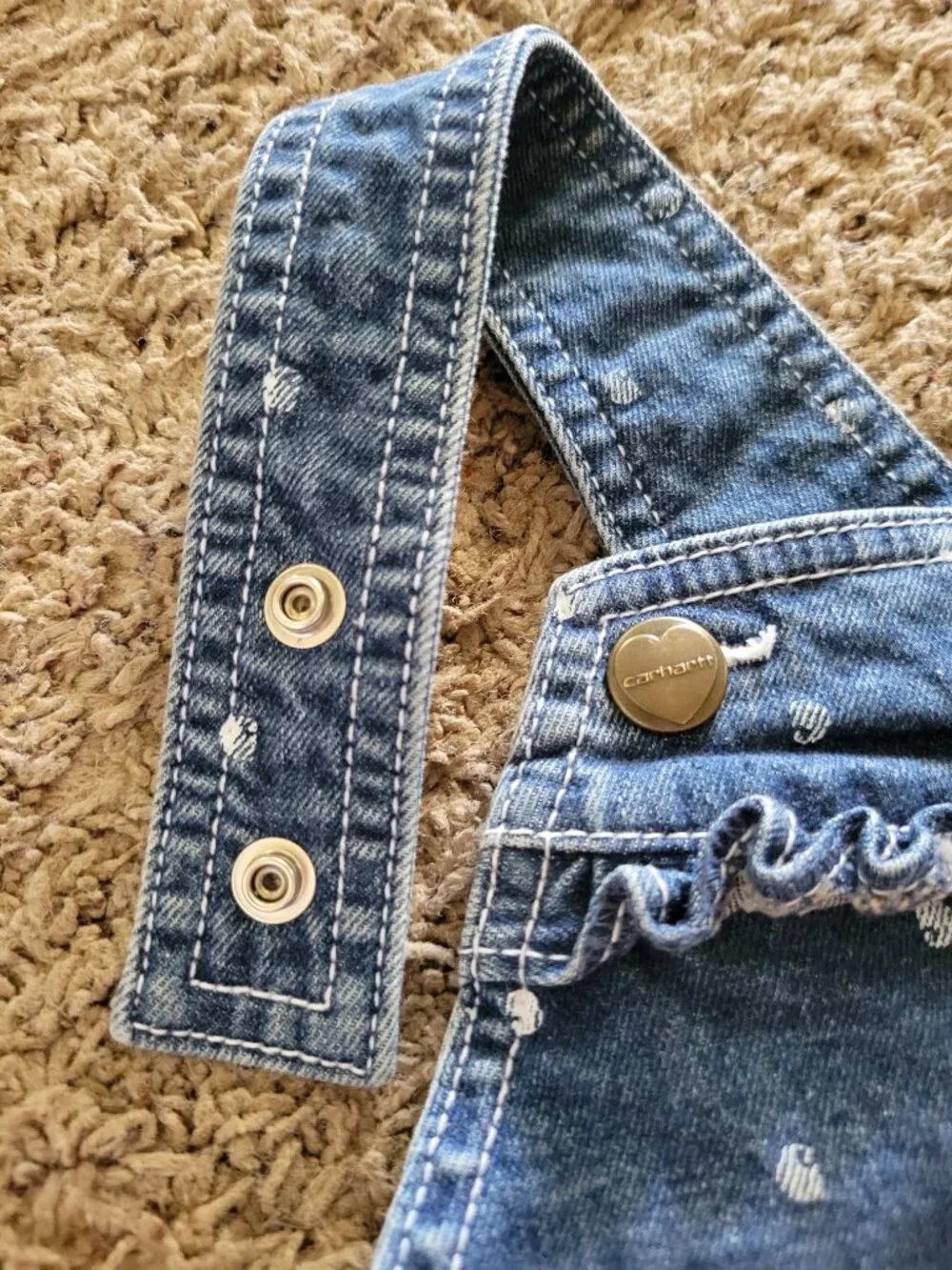 Carhartt Girls Denim Overalls